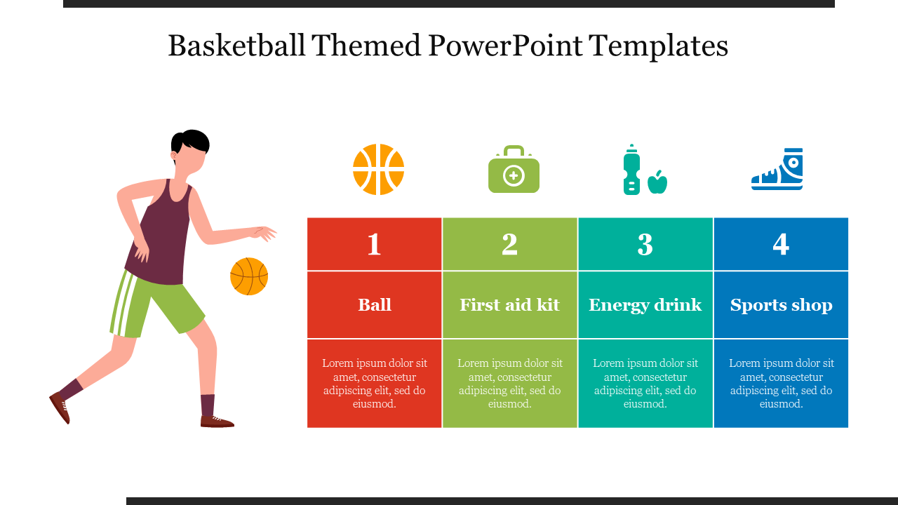 Free Basketball Themed PowerPoint Templates